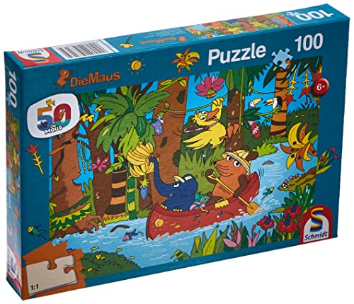 Schnäppchen-Deal: Schmidt Spiele 56313 Die Maus, Im Dschungel, 100 Teile Kinderpuzzle, nur 4,39€ statt 10,98€