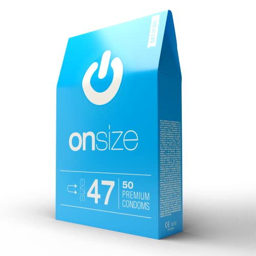 ONsize Kondome I 47 mm I 50 Stück I hauchzart I 50% sparen