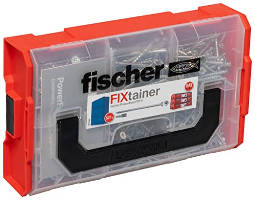 fischer FIXtainer PowerFast II Spanplattenschraube mit Torx-Antrieb – Befestigungs-Set zum Schnäppchenpreis!