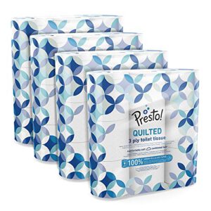 Schnapp dir das Amazon-Marke: Presto! 3-Lagiges Ohne Duft Toilettenpapier für nur 13,65€ und spare 28%!