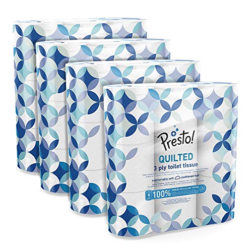 Schnapp dir das Amazon-Marke: Presto! 3-Lagiges Ohne Duft Toilettenpapier für nur 13,65€ und spare 28%!