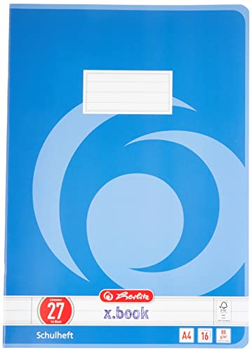 Herlitz 3322708 Schulheft (A4, Lineatur 27) 16 Blatt, 10er Packung – Nur 3,99€ statt 8€ – Spare 50%!