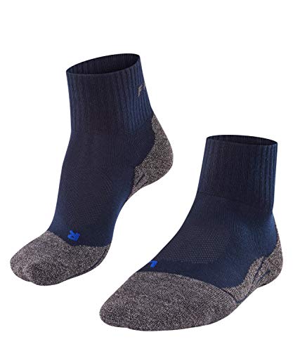 Spare 60%: FALKE Herren Wandersocken TK2 Explore Cool Short M SSO Funktionsgarn antiblasen dick 1 Paar, Blau (Marine 6120), 42-43