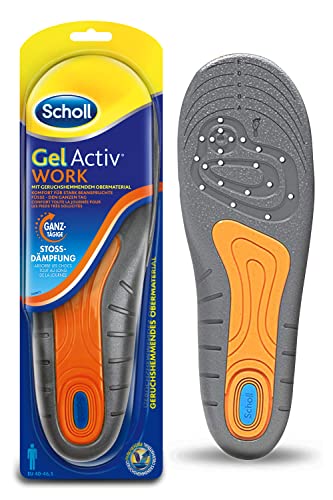 Scholl GelActiv Einlegesohlen Work für Arbeitsschuhe – Stark beanspruchte Füße? Die Lösung!