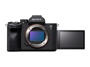 Sony Alpha 7 IV | Spiegellose Vollformatkamera für Experten (33 Megapixel, Echtzeitfokus, Burst mit 10 Bildern pro Sekunde, 4K 60p-Video, einstellbarer Voll-Touchscreen, neue Menüs) Schwarz – nur 2.094€ statt 2.311€
