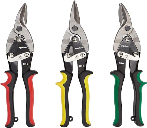 Amazon Basics Durchlaufblechscheren-Set für einfaches Schneiden in jedem Winkel (3-teilig) nur 11,06€