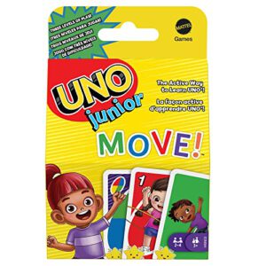 UNO Junior Move! – Aktive Variante des Kartenspiels für Kinder ab 3 Jahren, nur 4,13€ statt 7,95€ [Prime]