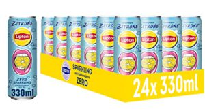 LIPTON ICE TEA Sparkling x twenty4tim Zero – Erfrischender Eistee mit Zitronen Geschmack