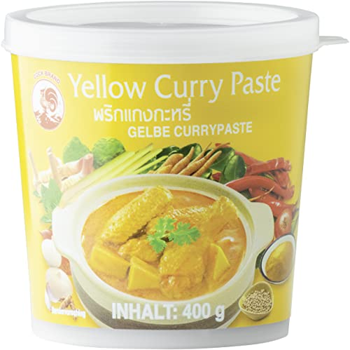 COCK – Gelbe Currypaste, 4er Pack: 4 x 400 Gramm für nur 7,55€ statt 15,70€ (Prime und Sparabo)