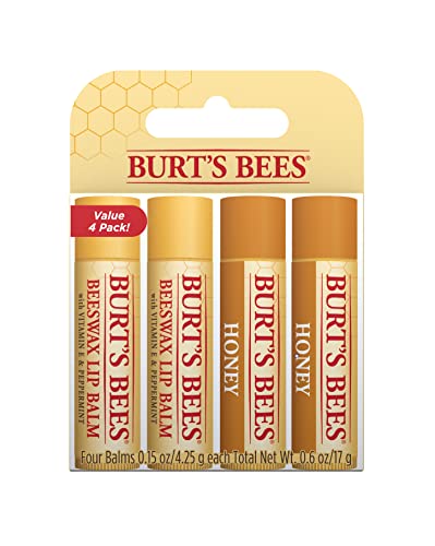 Burt’s Bees 100% natürlicher Lippenbalsam – 4er-Pack für nur 6,65€