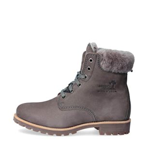 Panama Jack Damen Panama 03 Igloo Stiefeletten für 86,66€ statt 115,55€ – Graue Boots aus Nubukleder & Lammfellfutter
