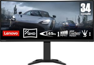 Lenovo G34w-30 | 34″ QHD Gaming Monitor | 165Hz | 0,5ms Reaktionszeit | nur 339€ statt 353,99€