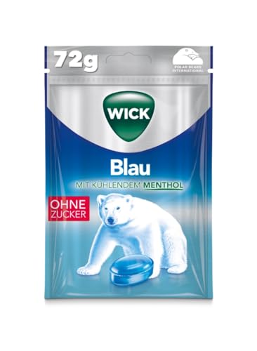 WICK Blau Hustenbonbons ohne Zucker – Nur 1,29€ statt 1,75€ (Prime)
