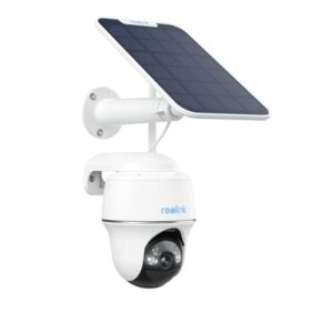 Reolink 5MP PTZ Solar Überwachungskamera Aussen Akku – 360°/140° WLAN IP Kamera Outdoor mit 2,4/5GHz WiFi und Personen-/Fahrzeugerkennung