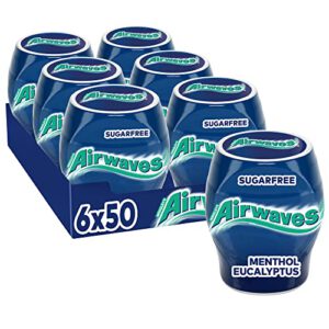 Jetzt zugreifen: Airwaves Menthol & Eucalyptus Kaugummi – 6 Dosen für nur 9,67€