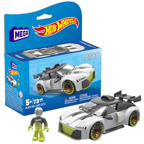 MEGA HOT WHEELS Audi R8 LMS GT2 – 73-teiliges Bauspielzeug für nur 9,72€ statt 12,41€