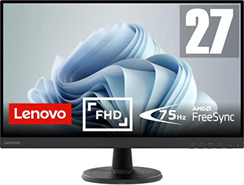 Lenovo D27-45: Hochauflösender 27″ Full HD Monitor mit 75Hz und AMD FreeSync