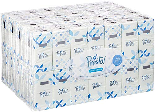 Schnapp dir die Amazon-Marke Presto! 4-lagige Papiertaschentücher im 168er-Pack für nur 12,77€!