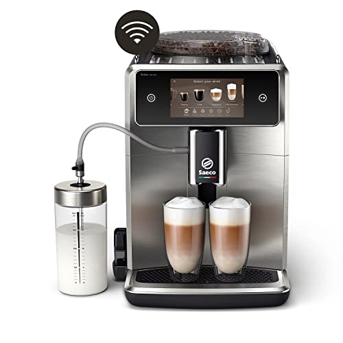 Saeco Xelsis Deluxe Kaffeevollautomat – WLAN-Konnektivität, 22 Kaffeespezialitäten, Touchdisplay, 8 Benutzerprofile, Keramikmahlwerk – Nur 899€ statt 1.144€