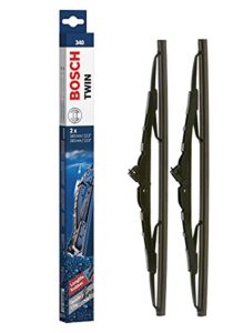 Bosch Scheibenwischer Twin 340 für alte Fiat 126, Lada, Porsche 911 (964), .. / 2 x 340 mm lang (Prime) – Nur 8,36€ (statt 12,90€)