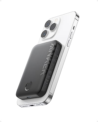 Anker 321 Magnetic Battery (PowerCore Magnetic 5K) 5000mAh – Kabellose Powerbank für iPhone 14 Pro Max