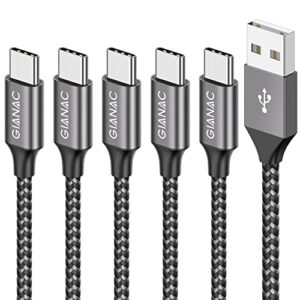 USB C Kabel [5 Stück 0.25M 0.5M 1M 2M 3M] – Ladekabel Typ C und Datenkabel zum unschlagbaren Preis von 6,59€ (statt 8,79€) auf Amazon