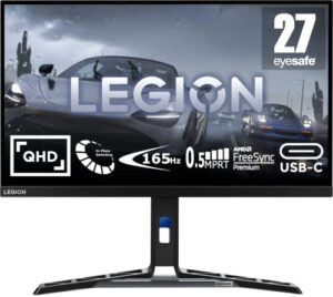 Lenovo Legion Y27h-30 | 27″ QHD Gaming Monitor | 2560×1440 | 180Hz | 400 nits | 0,5ms Reaktionszeit | HDMI | DisplayPort | AMD FreeSync | schwarz – Nur 269€! (statt 322€) – Schnäppchen-Fuchs.de