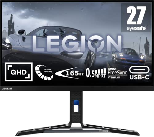 Lenovo Legion Y27h-30 | 27″ QHD Gaming Monitor | 2560×1440 | 180Hz | 400 nits | 0,5ms Reaktionszeit | HDMI | DisplayPort | AMD FreeSync | schwarz – Nur 269€! (statt 322€) – Schnäppchen-Fuchs.de