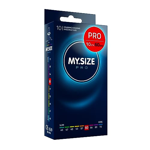 MY.SIZE PRO Kondom Größe 5, 60mm, 10 Stück – Die neue Generation MY.SIZE Kondome – Jetzt zum halben Preis!