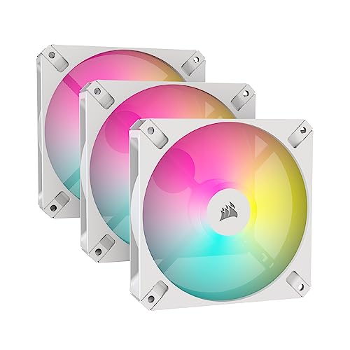Corsair iCUE AR120 RGB Digital 120mm ARGB-Kompatibler Lüfter Dreierpack – Weiß und Schwarz – Prime für nur 29,90€ statt 43,14€