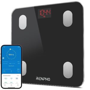 RENPHO Körperfettwaage, Bluetooth Personenwaage Digital mit App – Nur 17,99€ statt 27,99€