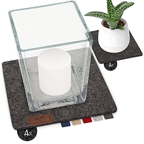 Sølmo Filz Untersetzer 8er Set – Schütze deine Tischoberflächen mit skandinavischem Design