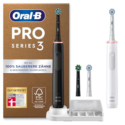 Oral-B Pro Series 3 Plus Edition Doppelpack Elektrische Zahnbürste zum Sonderpreis