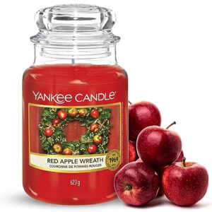 Spare 35%: Yankee Candle Duftkerze im großen Jar, Red Apple Wreath
