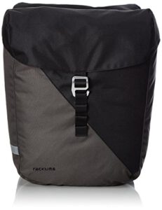 [Prime] Racktime Vida Doppeltasche in schwarz | 2 x 12 Liter | Snapit-Adapter zur Befestigung | wasserabweisend