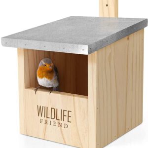WILDLIFE FRIEND I Nistkasten Rotkehlchen & Co mit Metalldach – 50% Rabatt