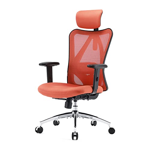 SIHOO Bürostuhl Ergonomisch – Verstellbare Lordosenstütze, Kopfstütze und Armlehne, Hohenverstellung – nur 119,99€