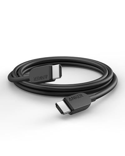 Anker 8K@60Hz HDMI Kabel, 180cm lang – HDMI 2.1: Brillante Darstellung und blitzschnelle Verbindung zum Sparpreis!