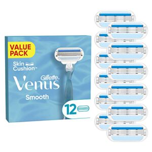 Gillette Venus Smooth Damenrasierer Ersatzklingen – Set von 12 – nur 10,95€ statt 24,95€ bei Amazon