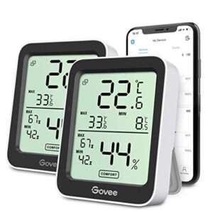 2x Govee Bluetooth Hygrometer Thermometer H5075 für 20,99 € (Prime vsk-frei) – Überwachen Sie die Temperatur und Luftfeuchtigkeit mit Präzision und Smart-Funktionen