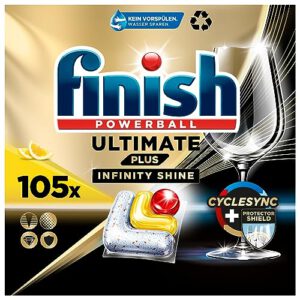 Finish Ultimate Plus Infinity Shine Citrus Spültabs für intensive Reinigung – 105 Tabs nur 15,89€ (statt 26,49€)
