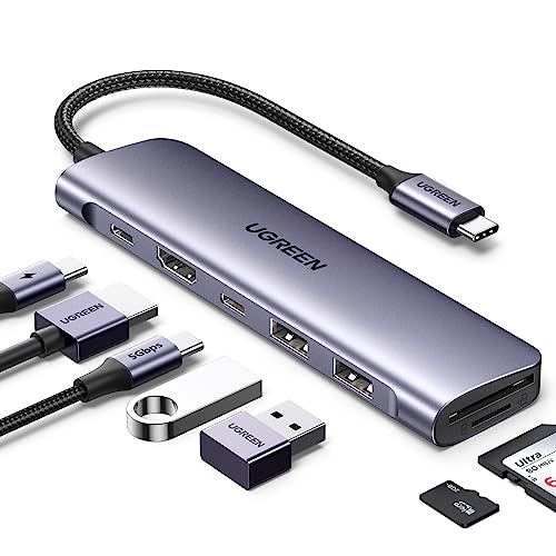 UGREEN Revodok USB C Hub mit 4K HDMI, PD100W, USB-C/2USB-A 5Gbps Ports, SD/TF Kartenleser, USB C Adapter für 19,98€ – Jetzt bei Amazon Prime!