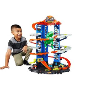 Hot Wheels Garage inkl. 2 Spielzeugautos – Fantastischer Spielspaß zum Schnäppchenpreis!
