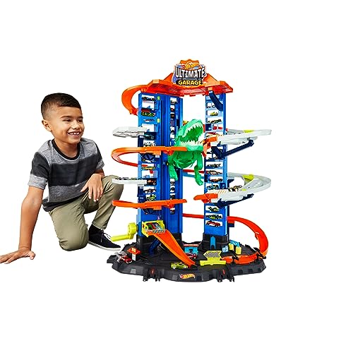 Hot Wheels Garage inkl. 2 Spielzeugautos – Fantastischer Spielspaß zum Schnäppchenpreis!