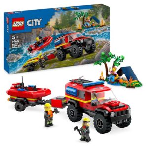 LEGO 60412 City Feuerwehrgeländewagen mit Rettungsboot nur 19,93€ – 34% Rabatt!