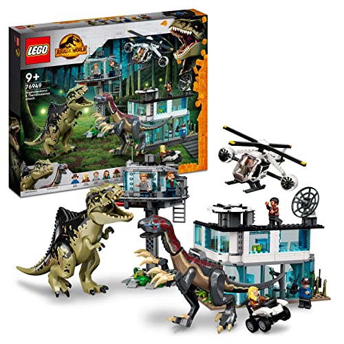 LEGO 76949 Jurassic World Giganotosaurus & Therizinosaurus Angriff Set: Ein Muss für Dinosaurier-Fans!
