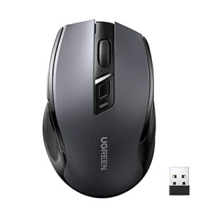 UGREEN 2.4G Maus kabellos mit 4000 DPI – Ergonomisches Design und leise Klickgeräusche für nur 10,99€