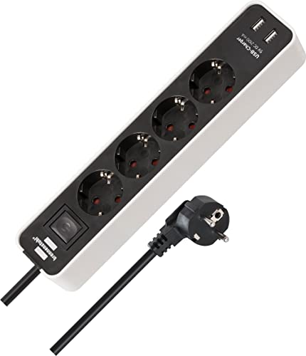 Brennenstuhl Steckdosenleiste Ecolor 4-Fach mit USB für nur 11,99€ (statt 15,63€) bei Amazon