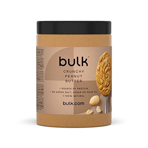 Bulk Erdnussbutter 1kg – Crunchy: Knusprige Erdnussbutter mit 45% Rabatt