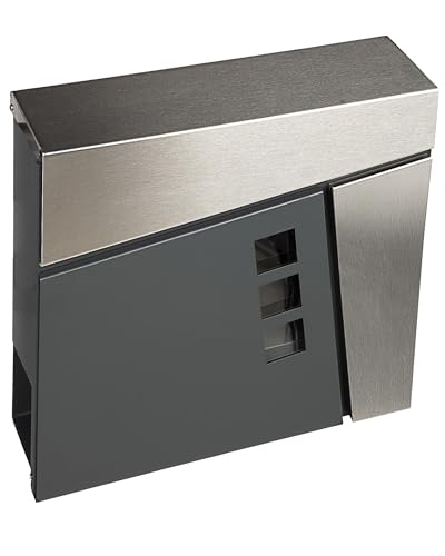 Ondis24 Briefkasten Postkasten Zeitungsrolle Wandbriefkasten Mailbox Edelstahl (Boston) – Jetzt nur 29,95€ statt 43,94€